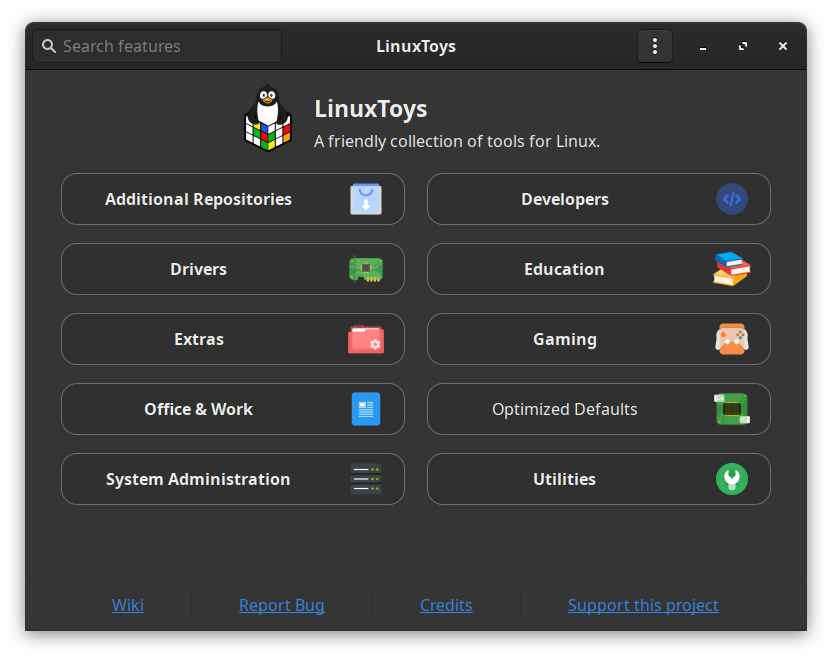 LinuxToys Screenshot 1